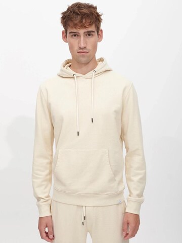 SANVT Sweatshirt 'The Hooded Sweatshirt' in Beige: front