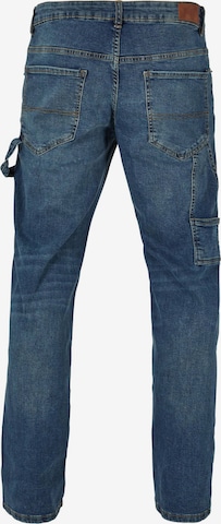 Urban Classics - regular Pantalón vaquero cargo 'Carpenter' en azul