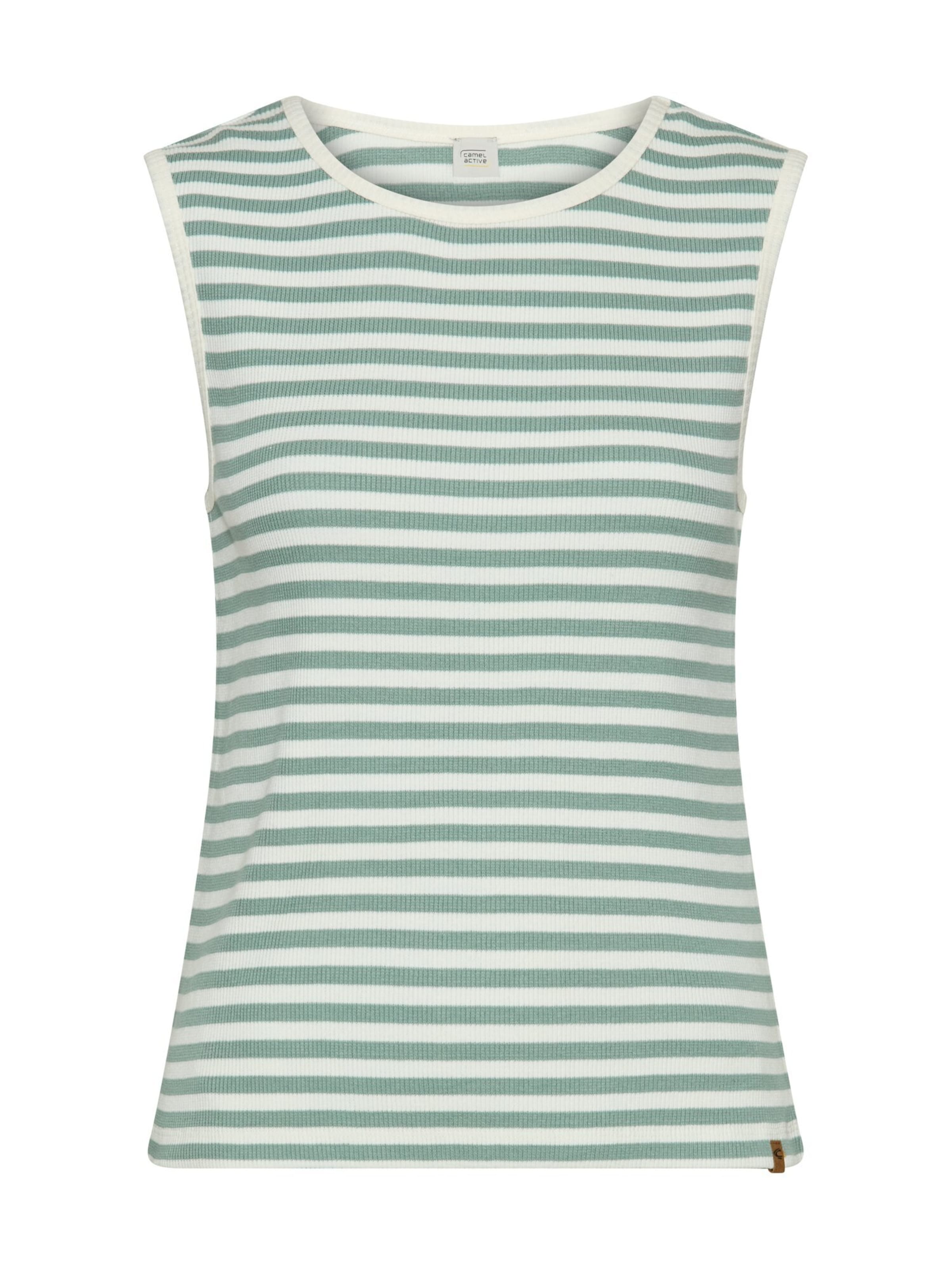 CAMEL ACTIVE Top mit Rundhalsausschnitt in Blau: Vorderseite