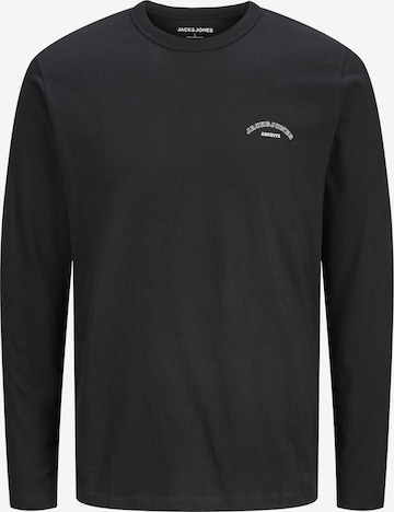 Tricou 'JJCOLLEGE' de la Jack & Jones Plus pe negru: față