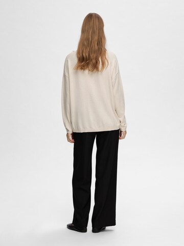 SELECTED Pullover 'SLFBerga' in Beige