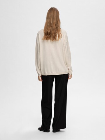 SELECTED FEMME Sweater 'Berga' in Beige