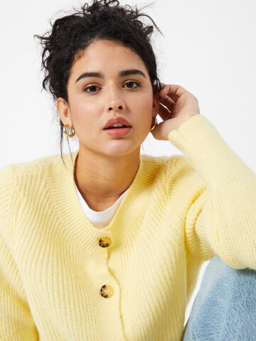 ONLY Knit Cardigan 'Clare' in Yellow