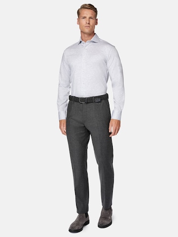 Boggi Milano Slim fit Overhemd in Grijs