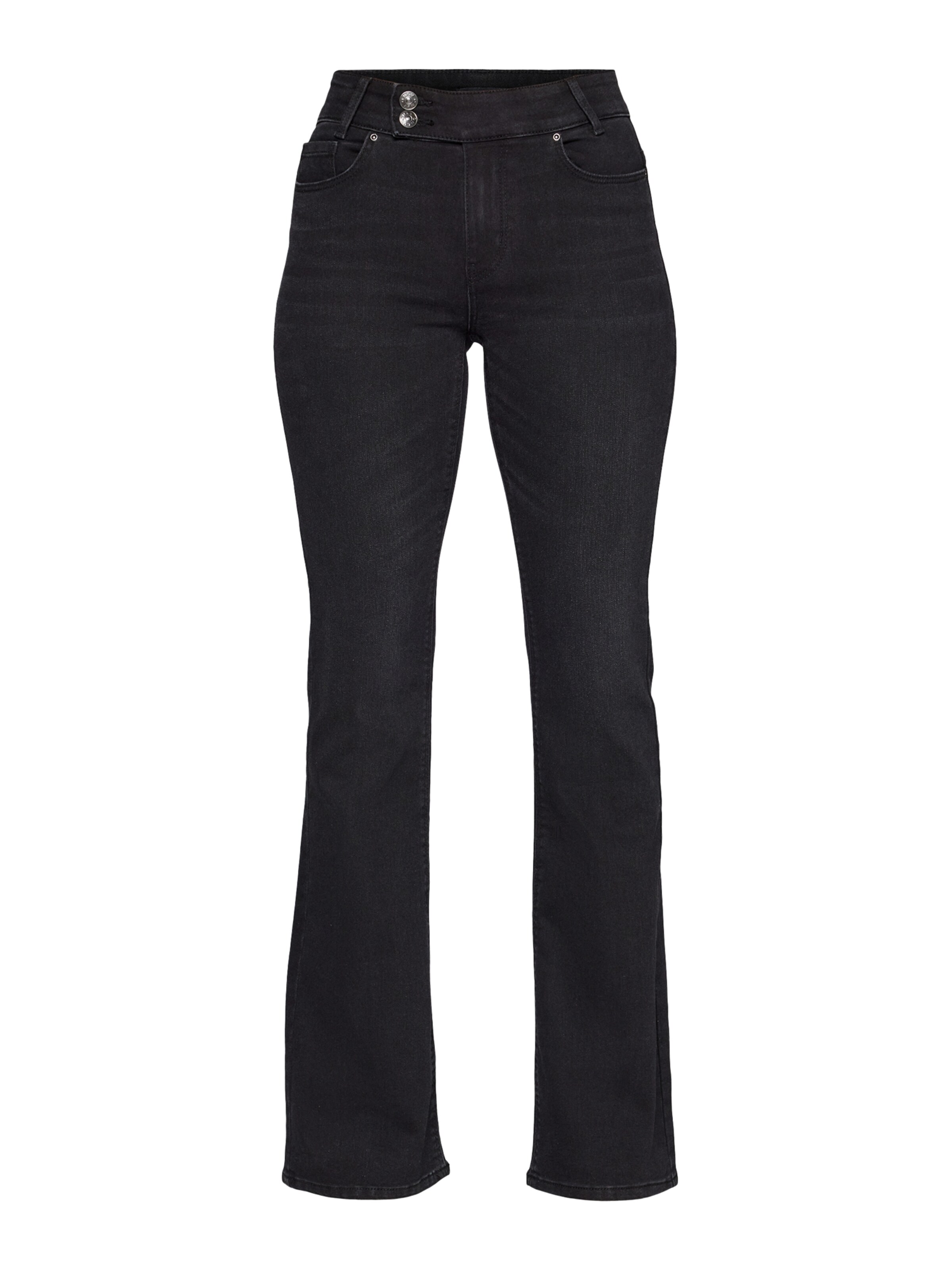 ONLY Flared Jeans 'ONLPAOLA' in Schwarz: Vorderseite
