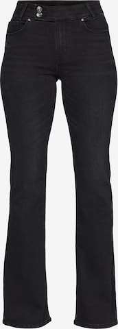 ONLY Flared Jeans 'ONLPAOLA' in Schwarz: Vorderseite