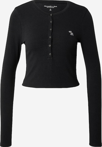 Abercrombie & Fitch Skjorte i svart: forside