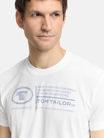 TOM TAILOR Shirt in Wit