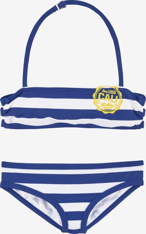 BENCH Bandeau Bikini in Blue: front