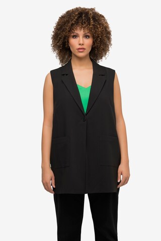 Ulla Popken Vest in Black: front