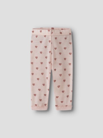 Coupe slim Leggings NAME IT en rose : devant