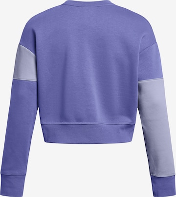 UNDER ARMOUR Athletic Sweatshirt in Purple