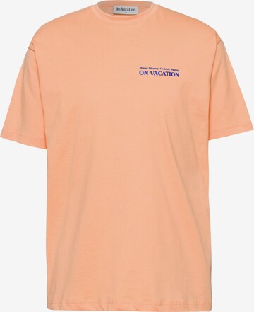 On Vacation Shirt in Orange: front