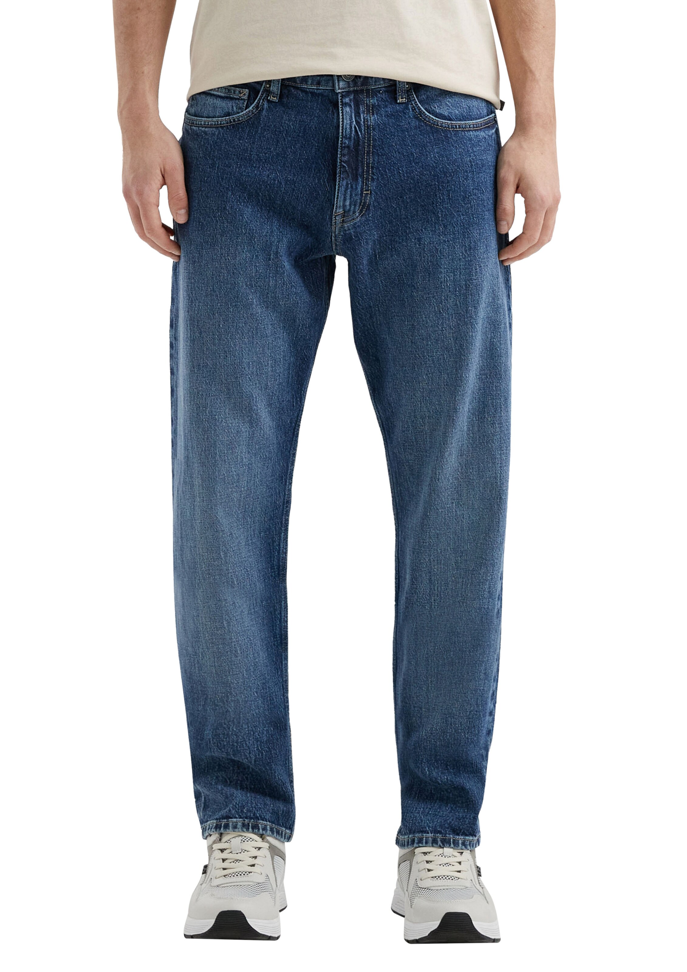Regular Pantalon 'PETE' QS en bleu : devant