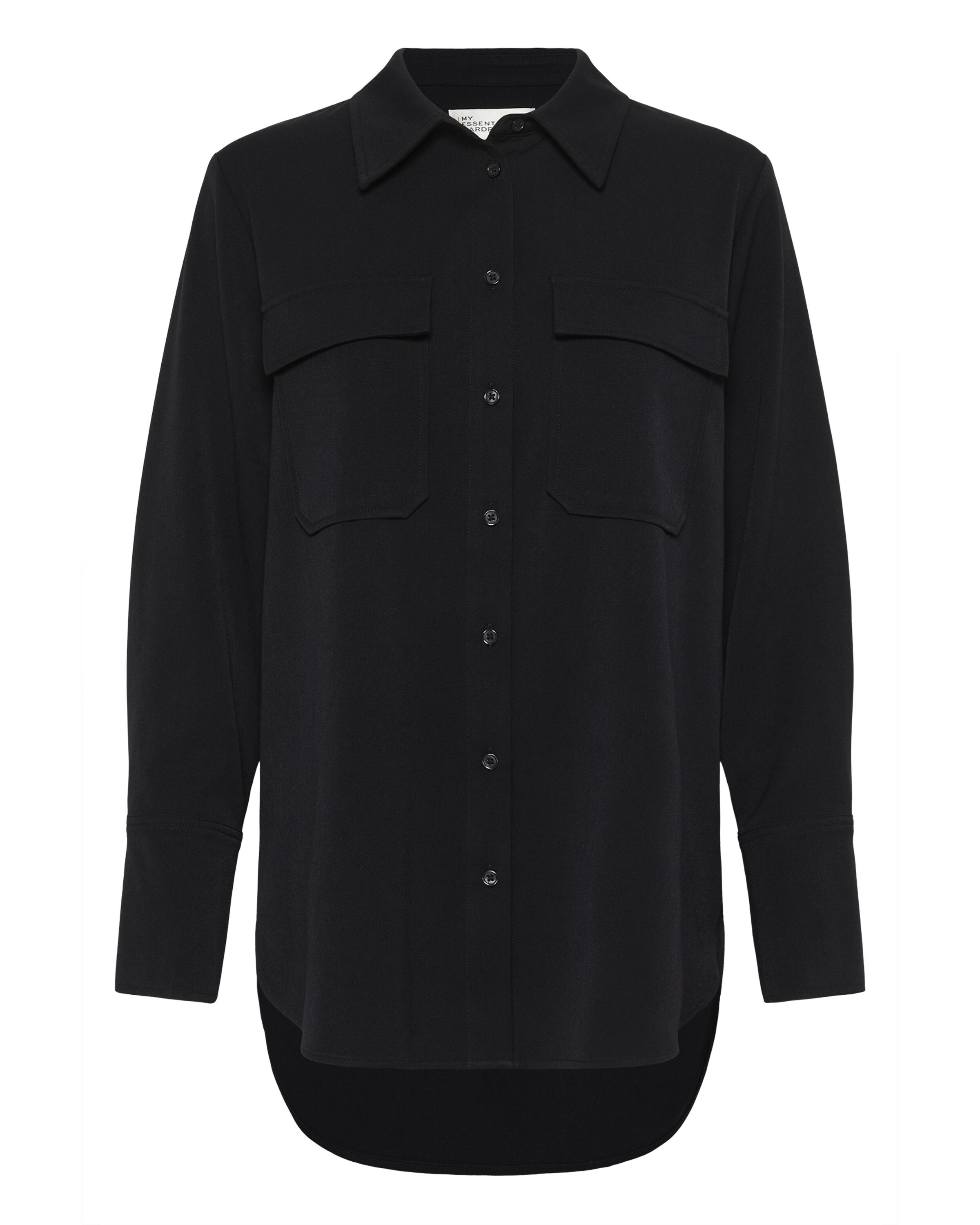 My Essential Wardrobe Bluse 'Sille Hace' i sort: forside