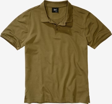 Brandit Poloshirt in Grün: Vorderseite