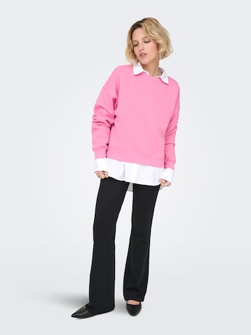 ONLY Tréning póló 'ONLBEST' - rózsaszín