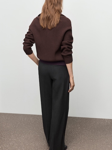 MANGO Loosefit Hose 'Carlota' in Grau