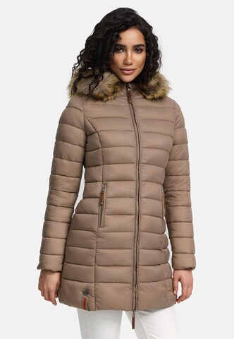 Cappotto invernale 'Rose' di MARIKOO in beige: frontale
