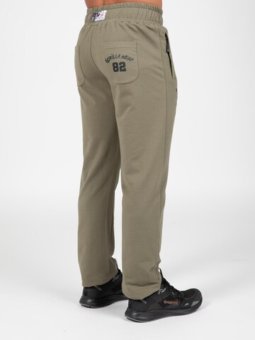 regular Pantaloni 'Wilton' di Gorilla Wear in verde