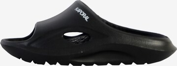 Sandalo di Kaporal in nero: frontale