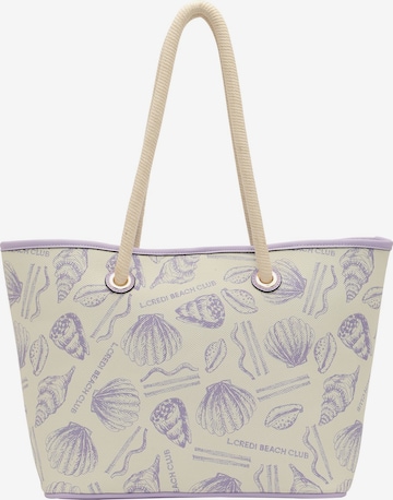 L.CREDI Shopper 'Kezia' in Beige: front