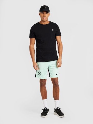 NIKE Regularen Športne hlače 'FC Chelsea London' | zelena barva
