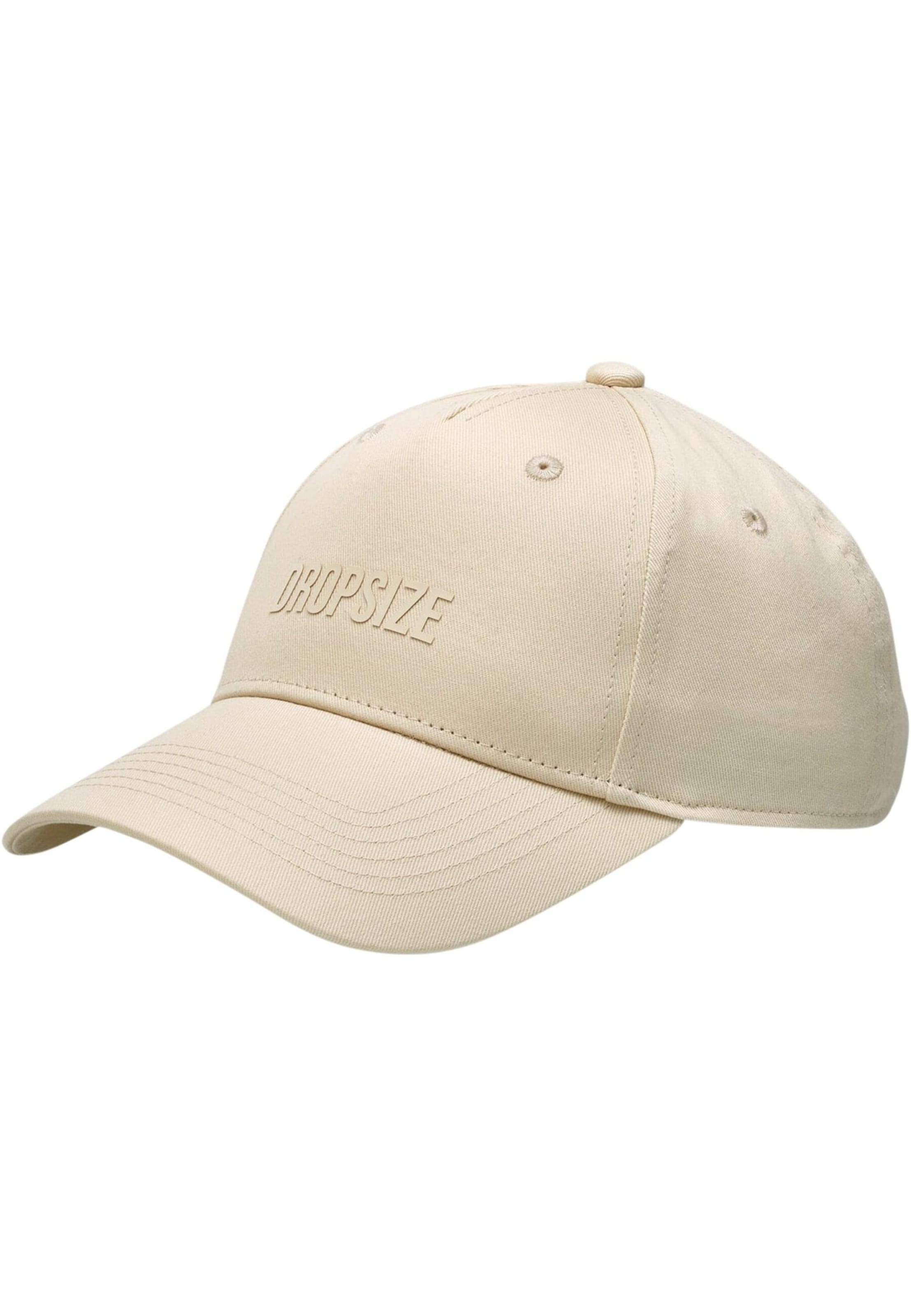 Dropsize Cap in Beige: front