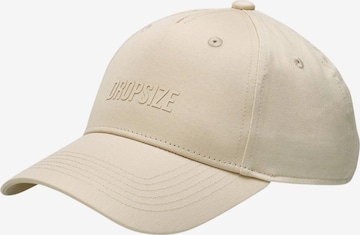 Casquette Dropsize en beige : devant