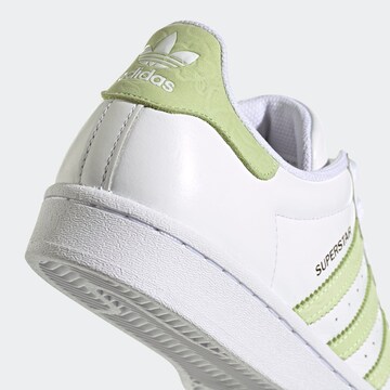 Baskets basses 'SUPERSTAR' ADIDAS ORIGINALS en blanc