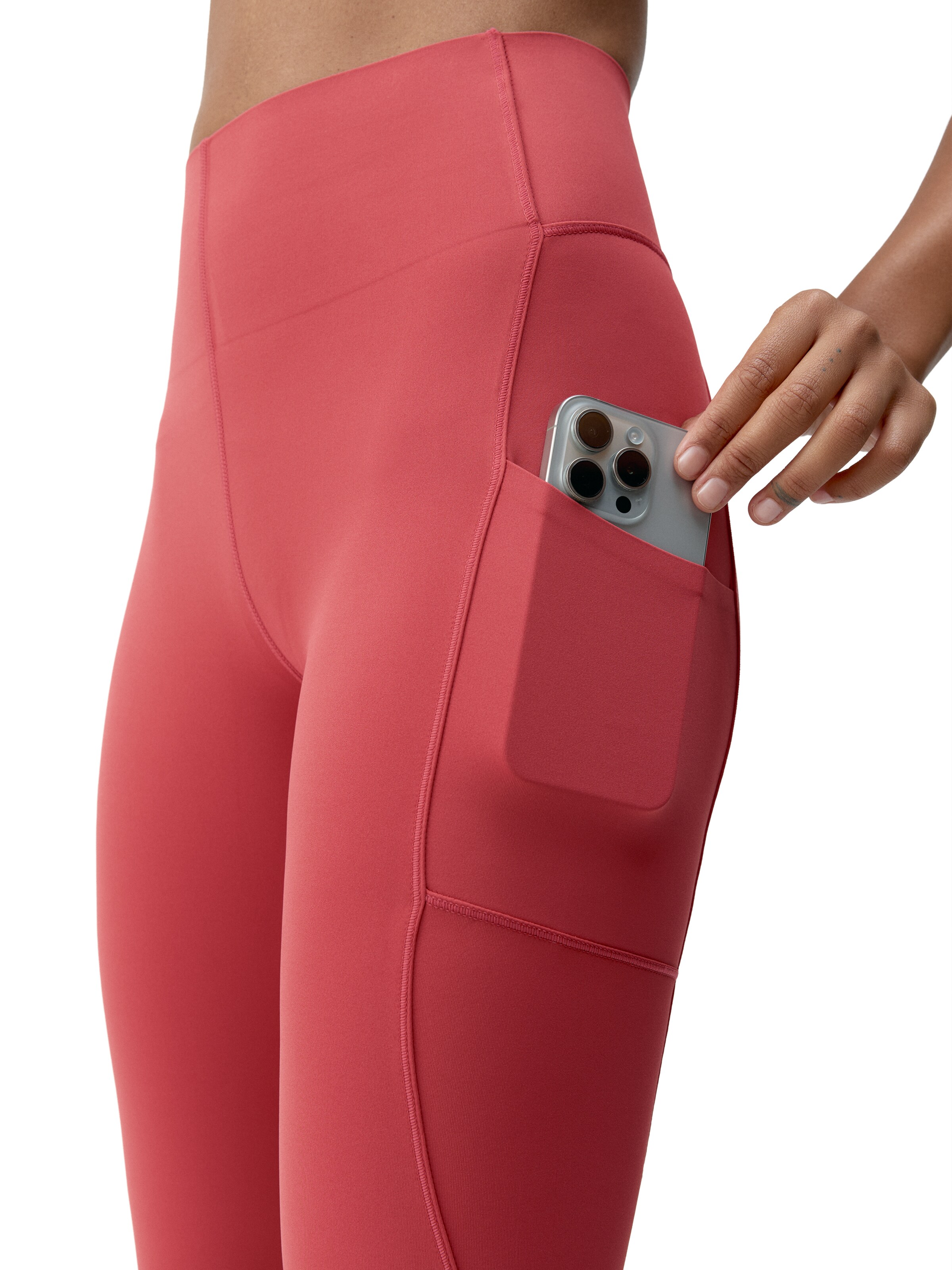 Born Living Yoga Skinny Sportbroek ' Denise ' in Oranje