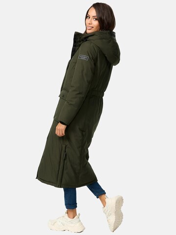 NAVAHOO Winter Coat 'Wolkenfrost XIV' in Green