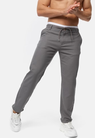 Regular Pantalon ' Clio ' INDICODE JEANS en gris