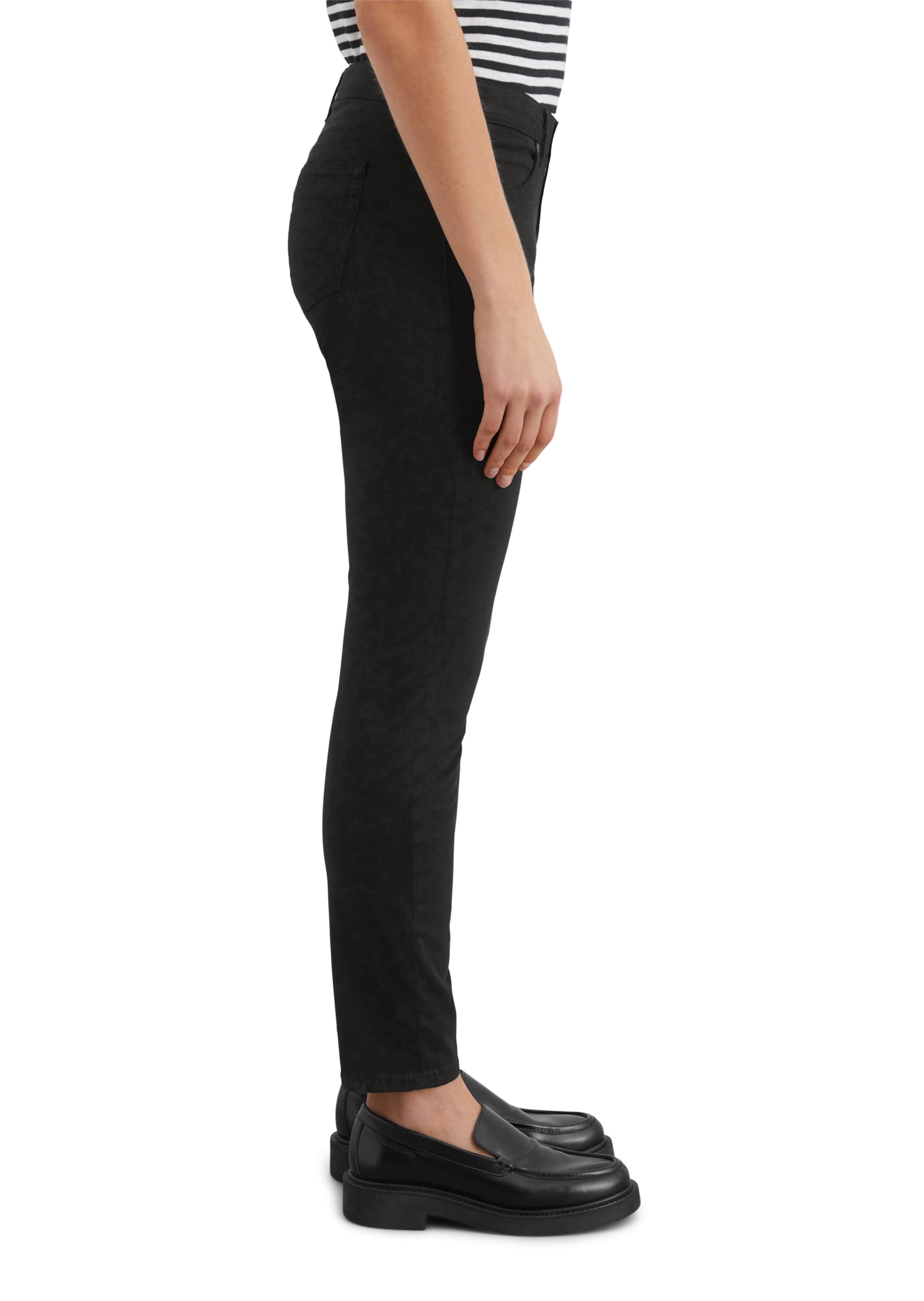 Marc O'Polo Kitsas Teksapüksid 'Lulea', värv must