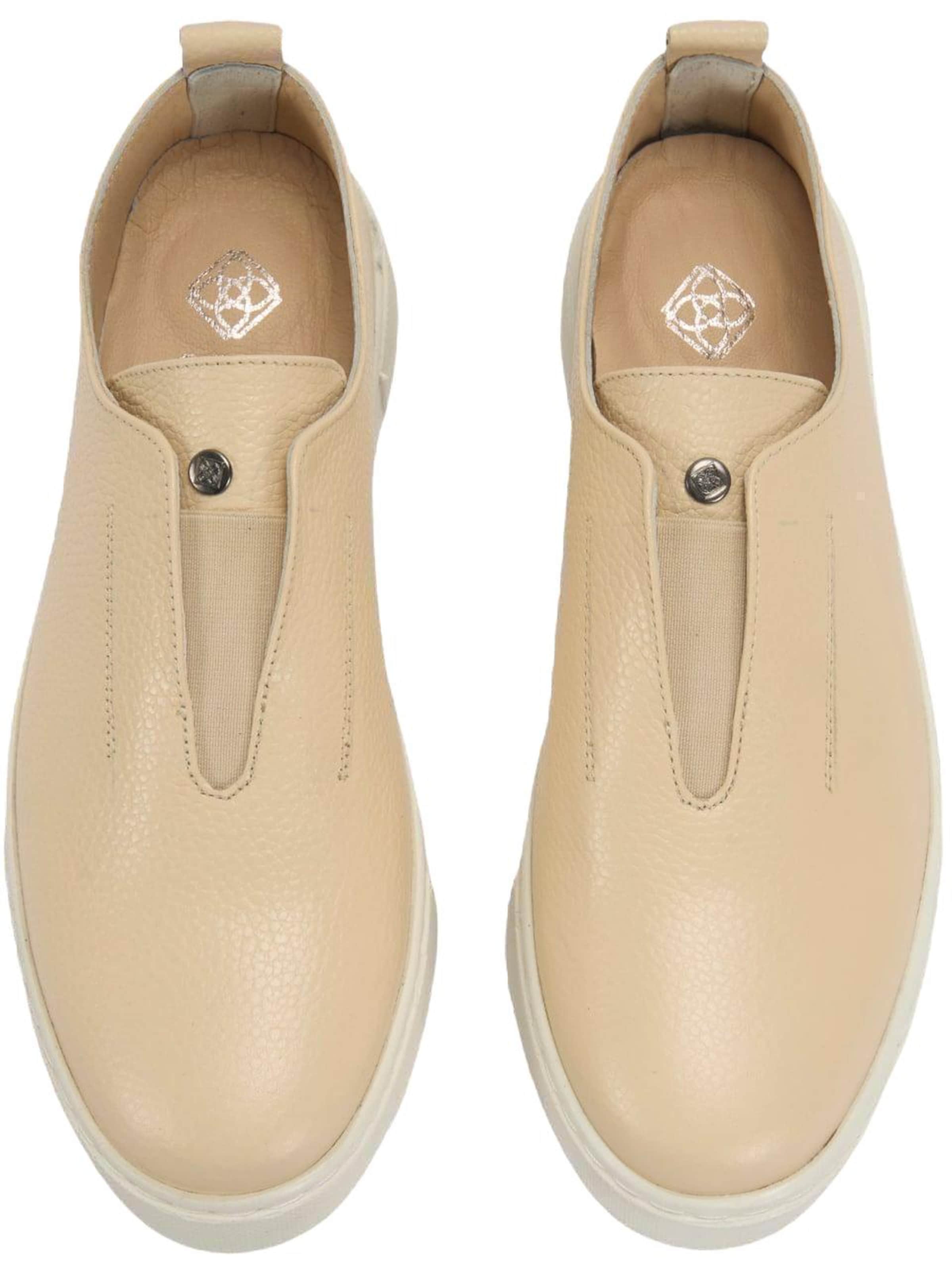 Desa Sneakers 'Slip-Ons' in Beige