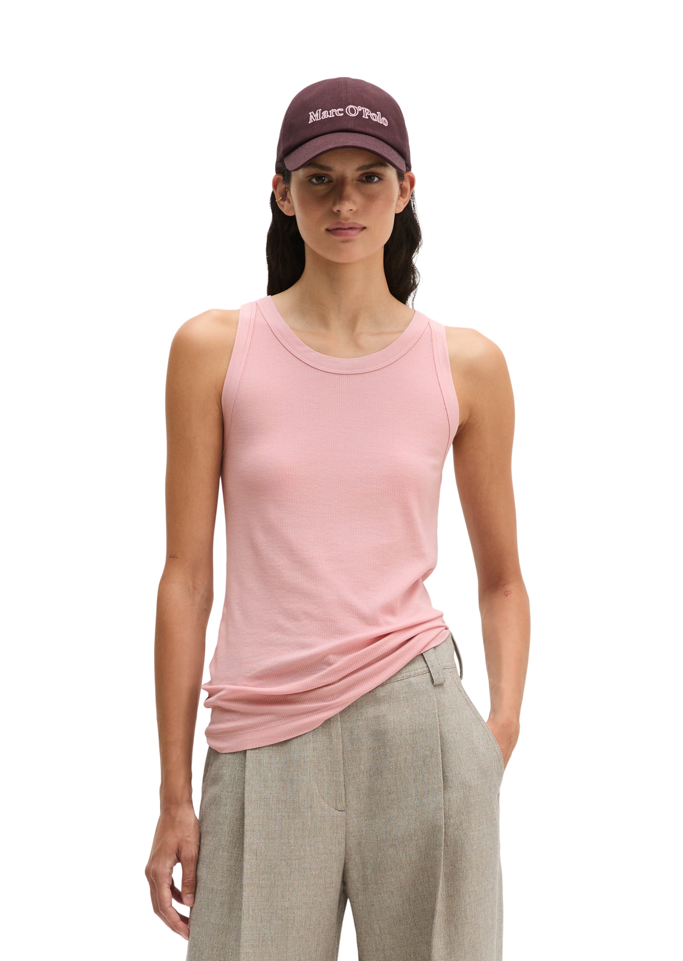 Marc O'Polo Top in Roze: voorkant