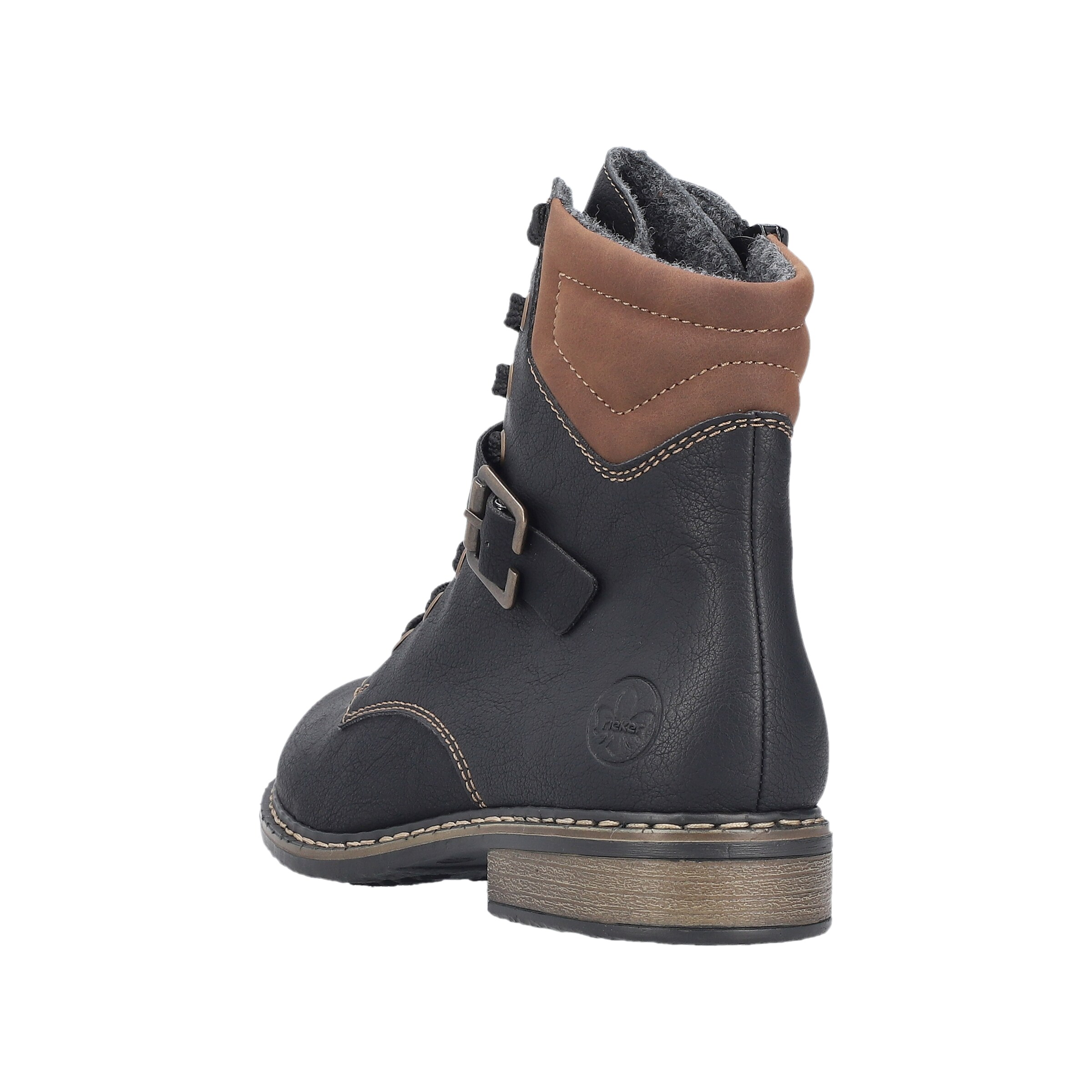Bottes à lacets '71200' Rieker en noir