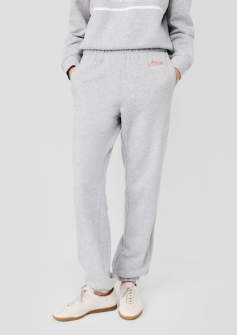 s.Oliver - Tapered Pantalón en gris: frente