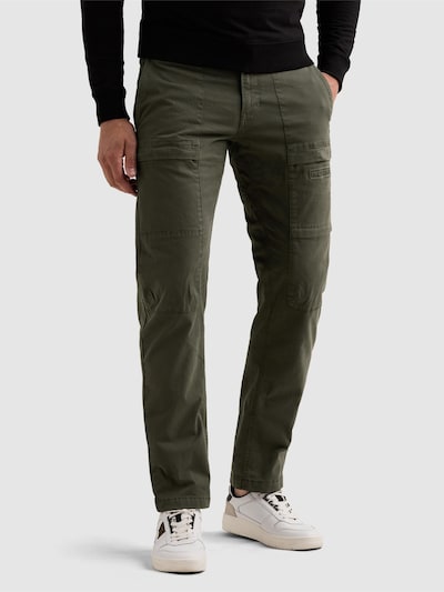 PME Legend Broek 'Yetliner hybrid relaxed fit worker pants' in 32/32 in de kleur Groen, Productweergave