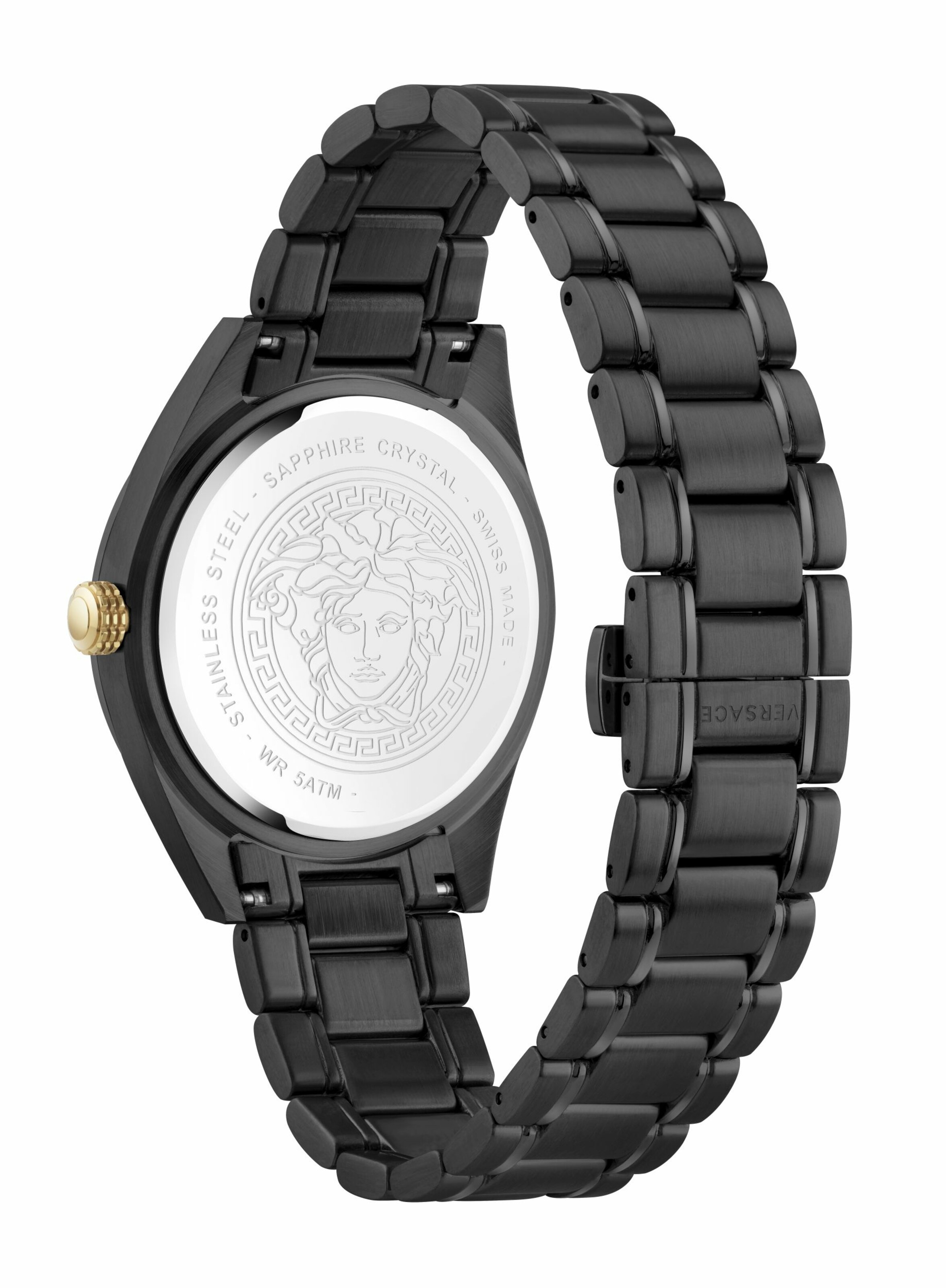 VERSACE Analoog horloge in Zwart
