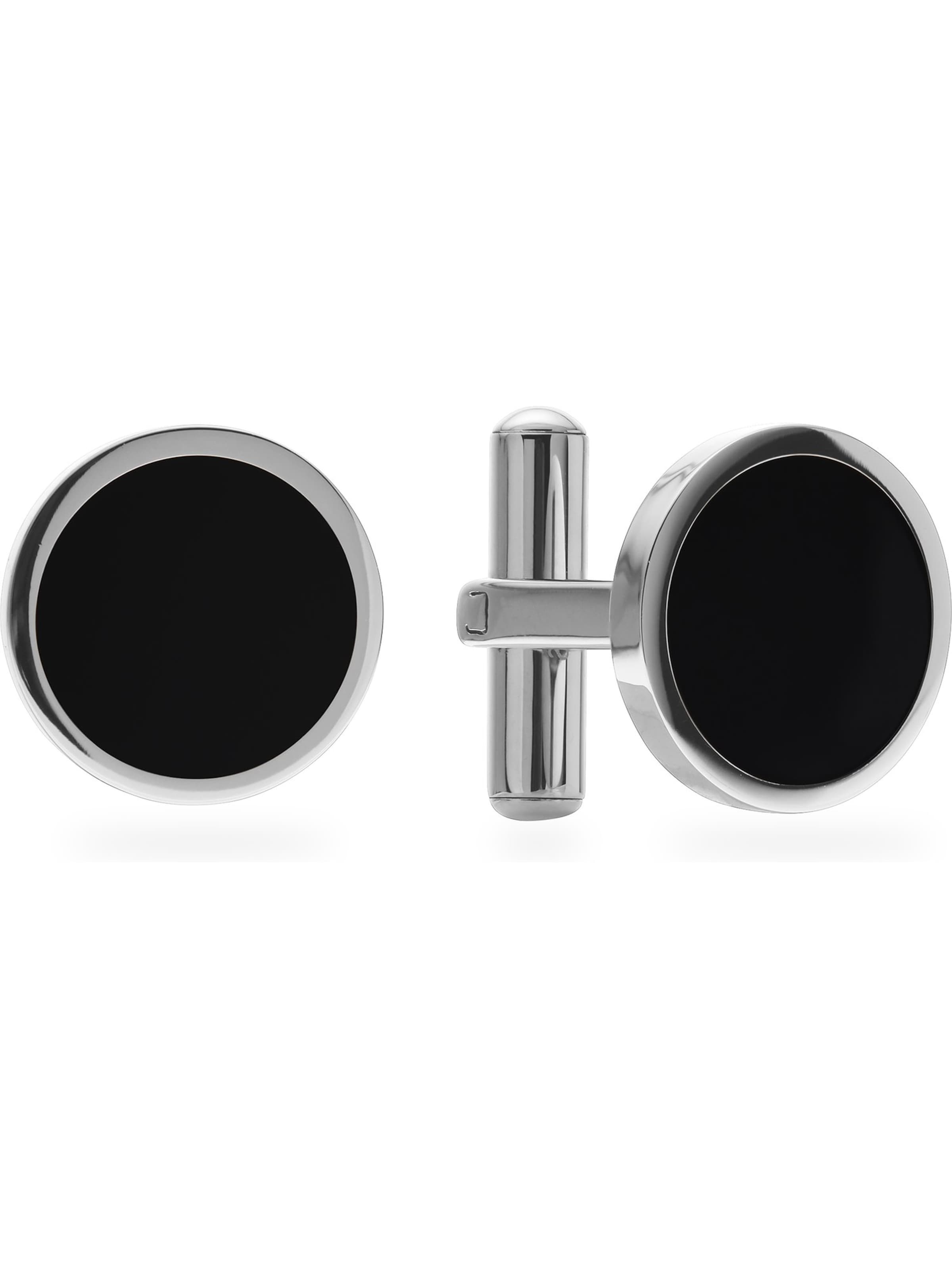 FAVS Cufflinks in Silver: front