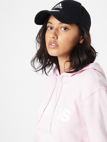 ADIDAS SPORTSWEAR Sportsweatshirt 'Essentials Linear' i pink