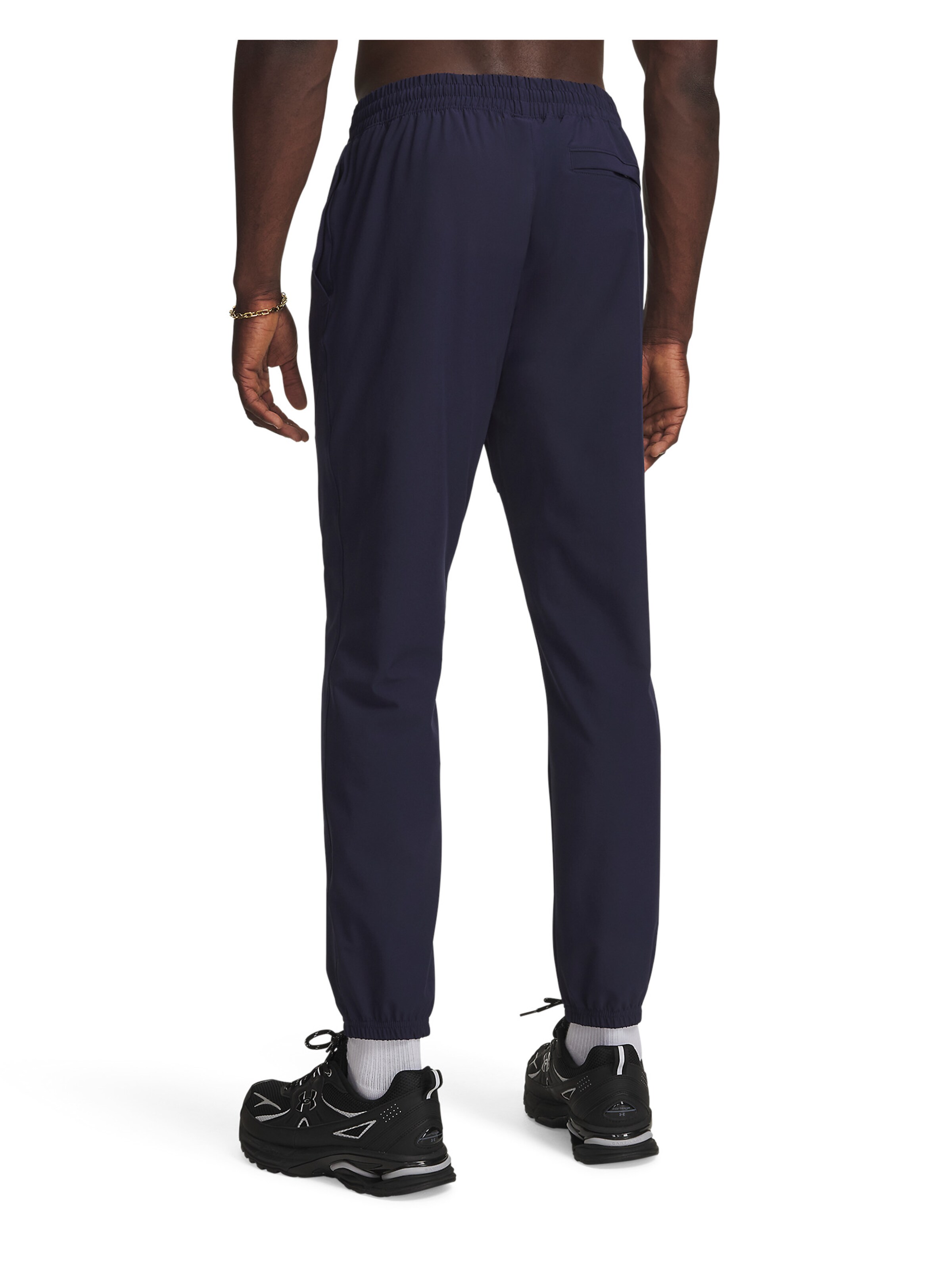 UNDER ARMOUR Tapered Sports trousers 'Vibe' in Blue
