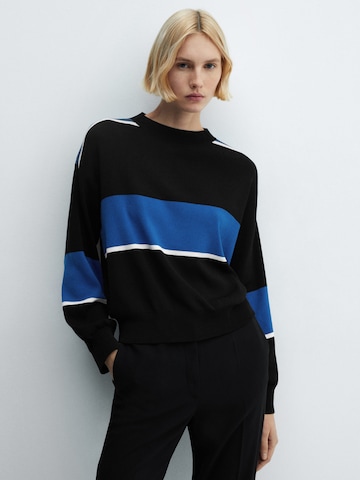 Pull-over 'Carlota' MANGO en bleu : devant