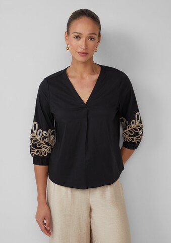 s.Oliver BLACK LABEL Blouse in Black: front