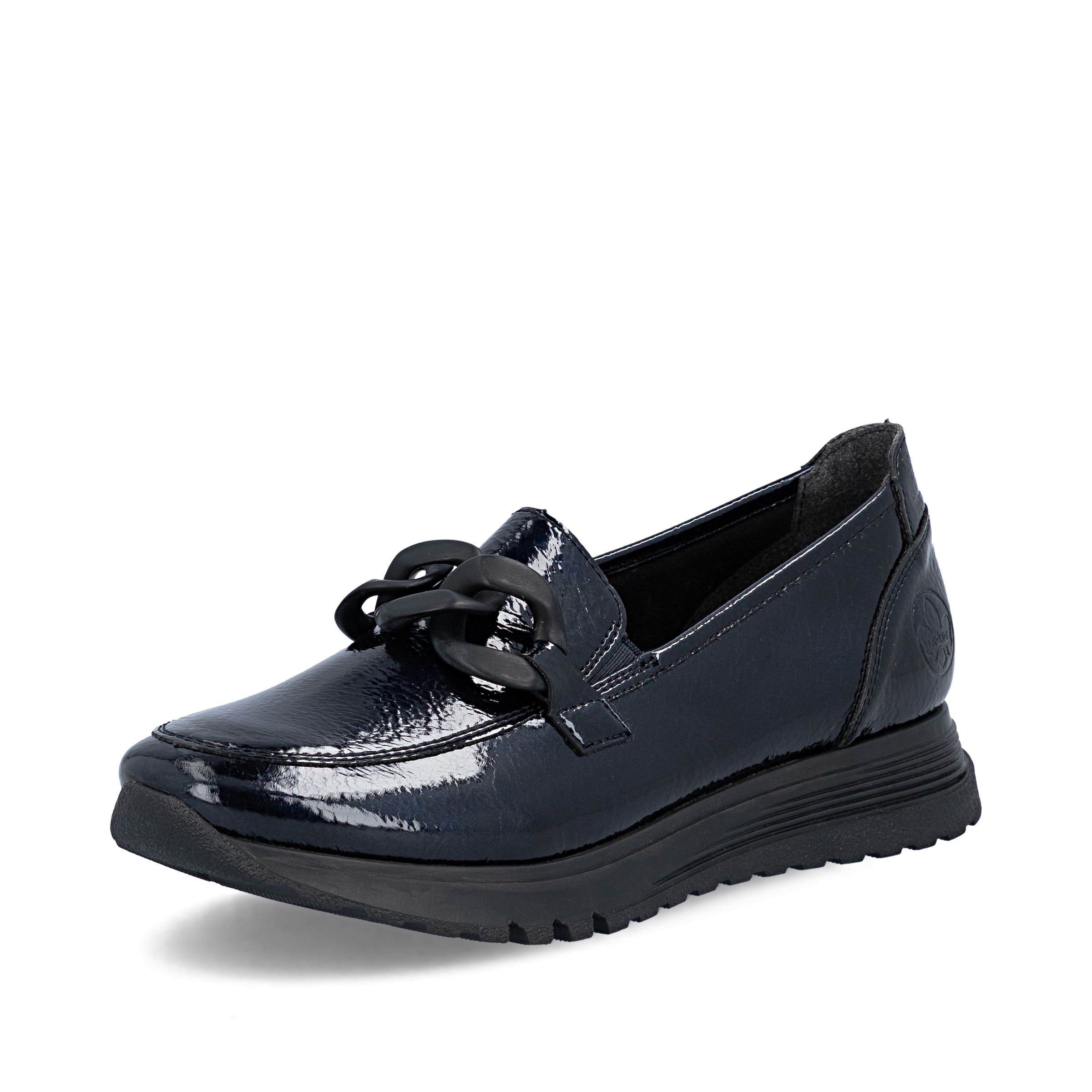 Chaussure basse Rieker en bleu : devant