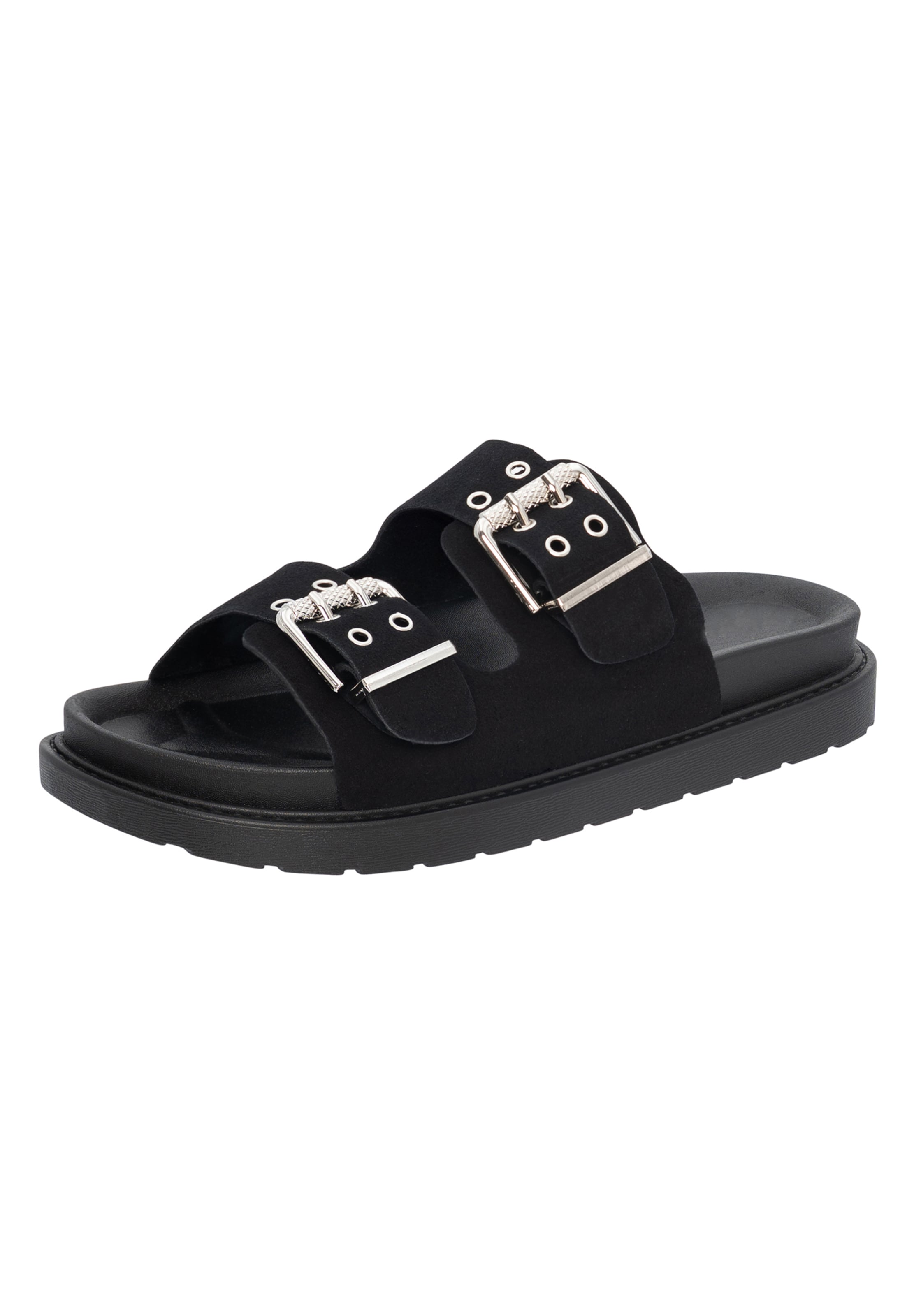 Mule Salinyang en noir : devant