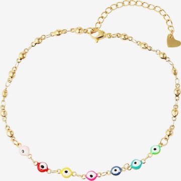 Akzent Fußschmuck 'Tanja, langlebig' in Gold: Vorderseite