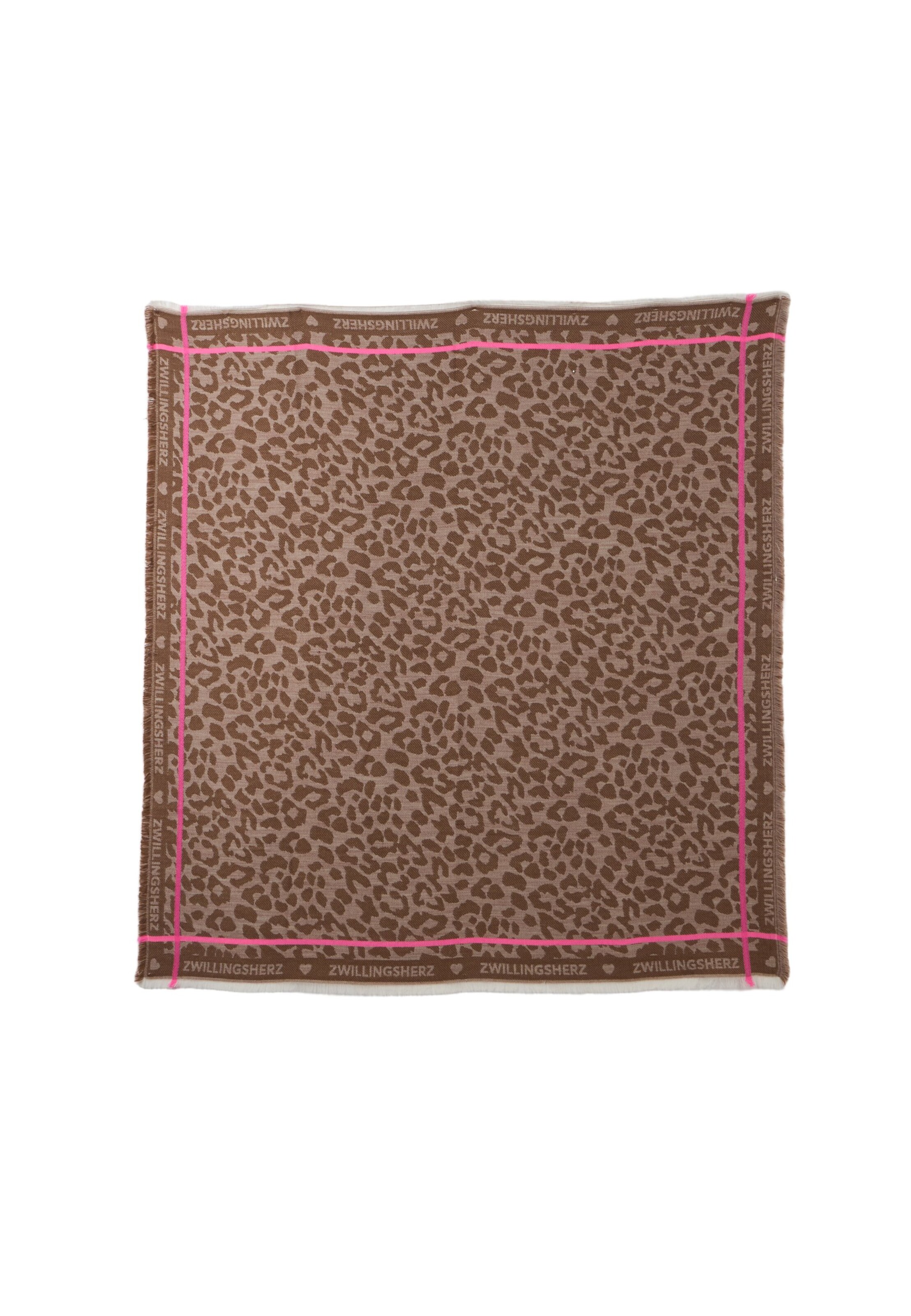 Zwillingsherz Scarf in Beige: front