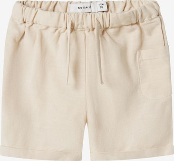 Regular Pantalon NAME IT en beige : devant